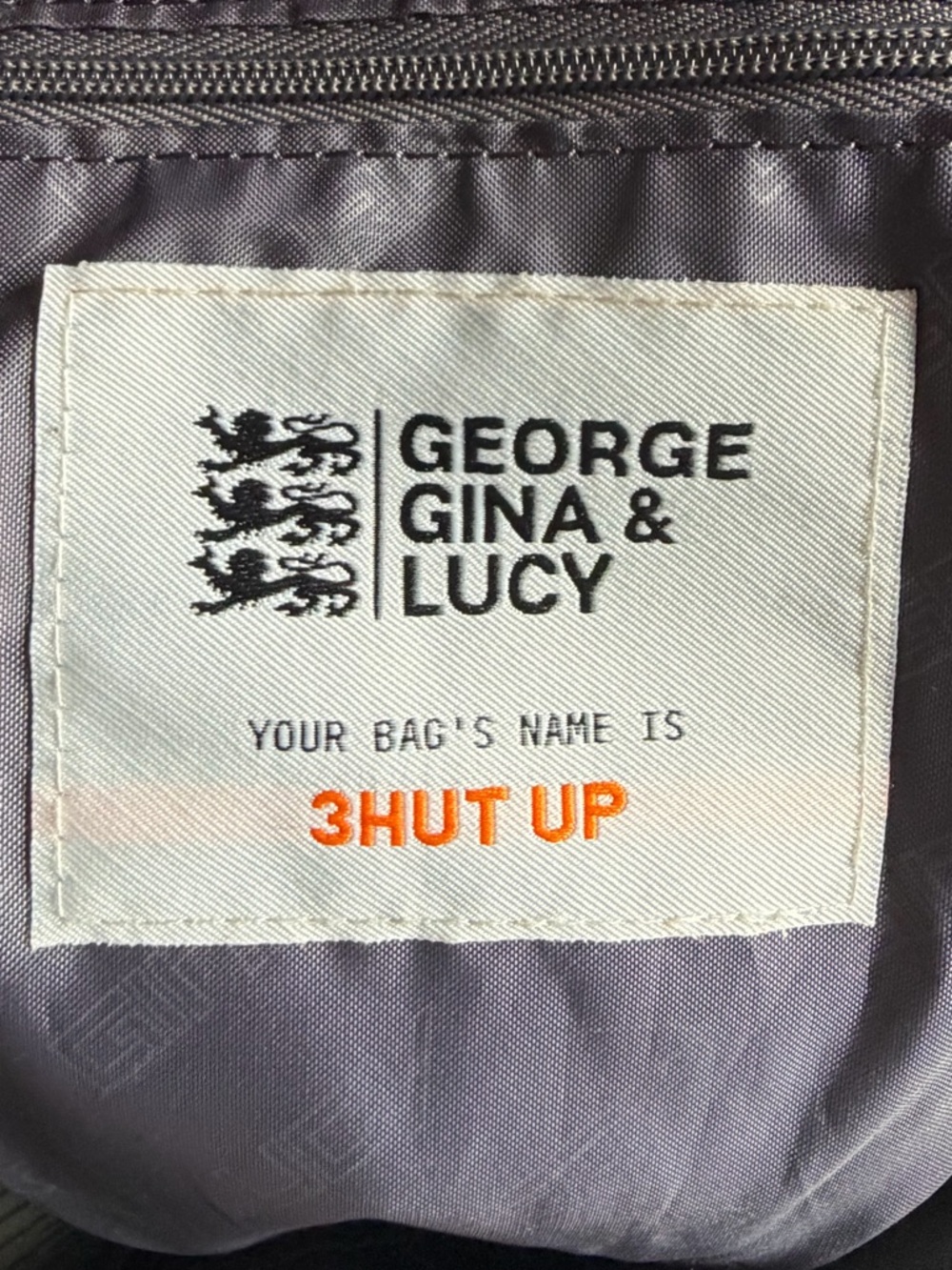 George Gina & Lucy 3HUT UP Bright Green Nylon Tote with Front Buckle Detail - Picture 6 of 7